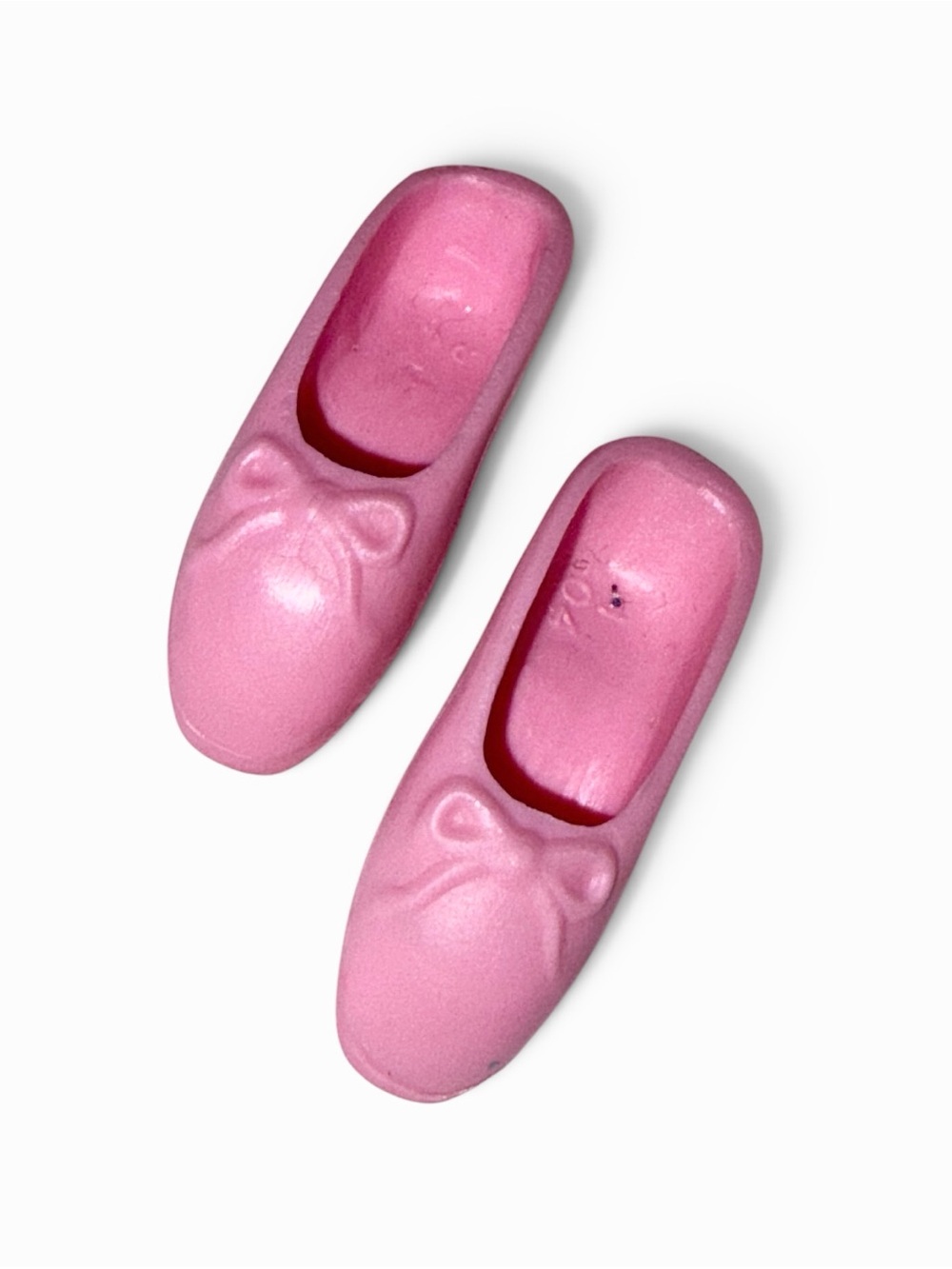 Mattel Barbie Doll Shoes  ~ PINK BALLET SLIPPERS ~ Ballerina Barbie Doll CBNB3